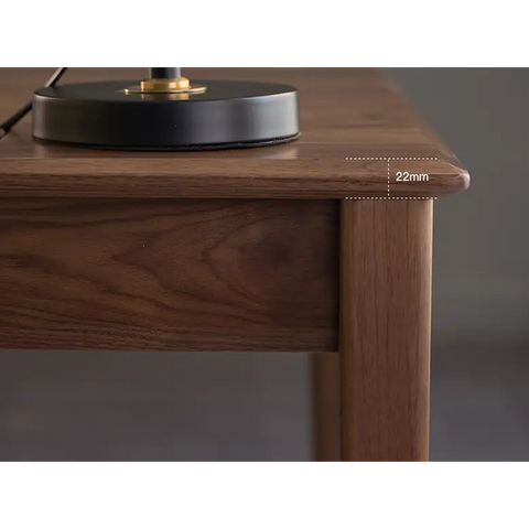 Boucher Office Desk With Storage Walnut - office desk