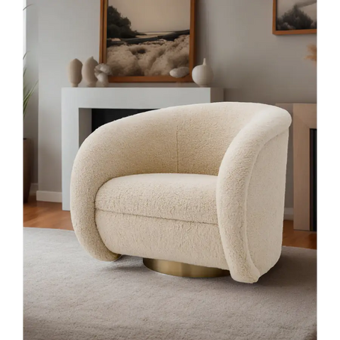 Boucle Lounge Chair - Arm Chair