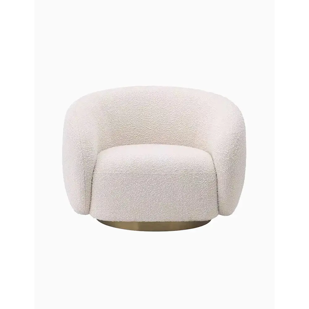 Boucle Lounge Chair - Style 1 - Arm Chair