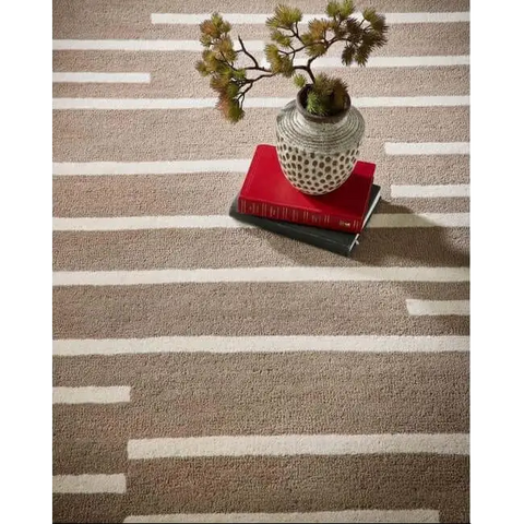 Broken Stripe Wool Rug - Rugs