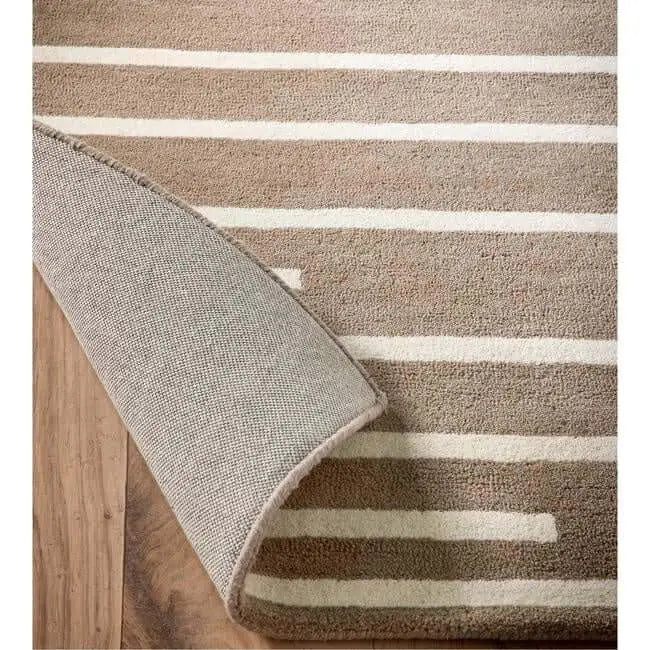 Broken Stripe Wool Rug - Rugs