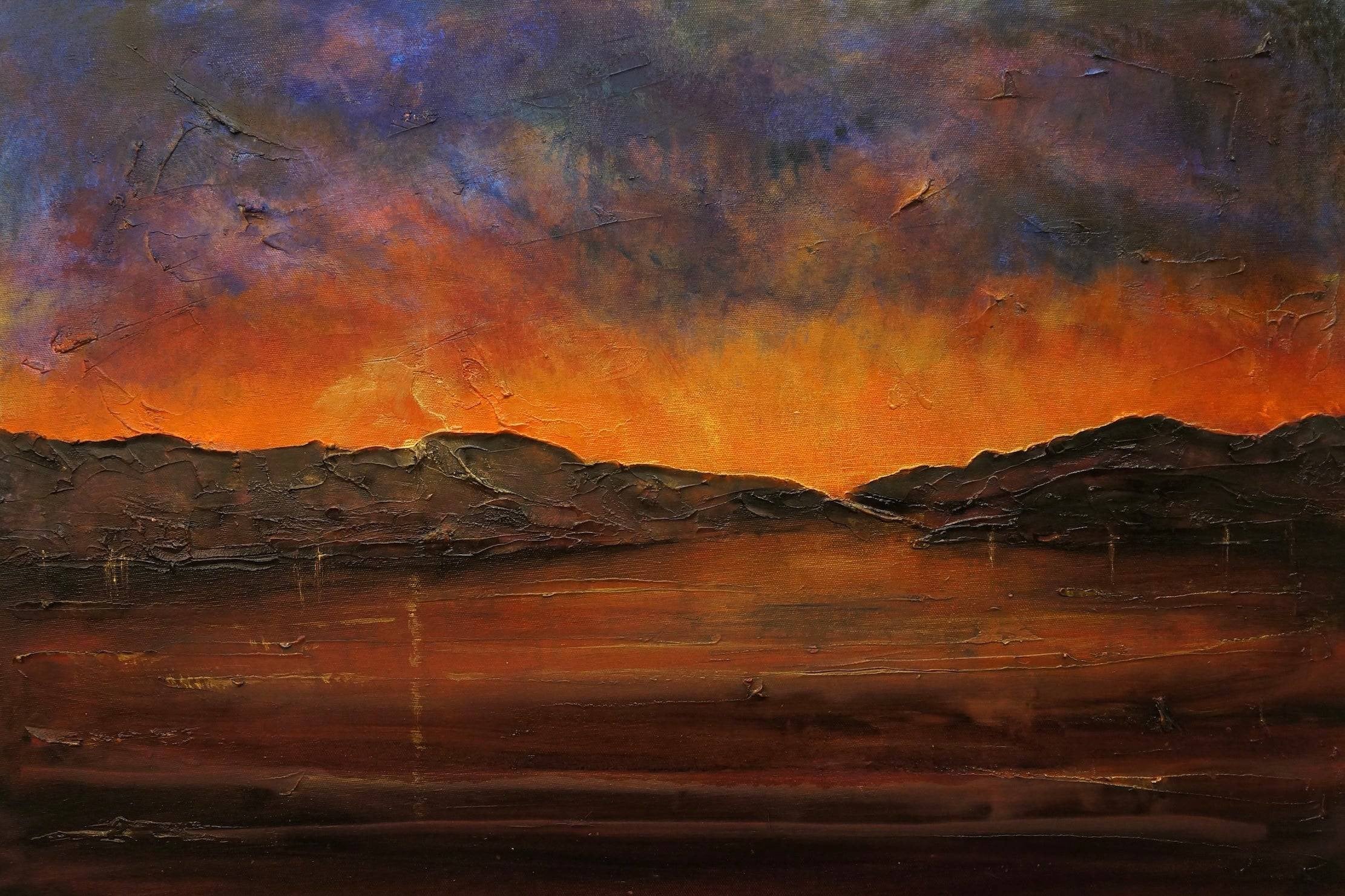 A Brooding Clyde Dusk | Statement Interior Wall Art from Scotland