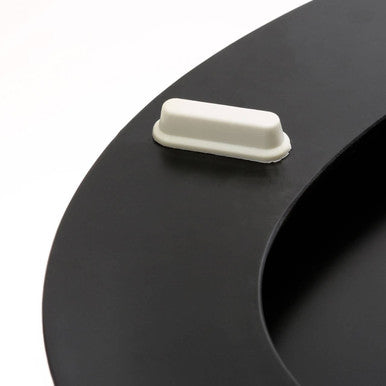 Brooks Matte Black Toilet Seat