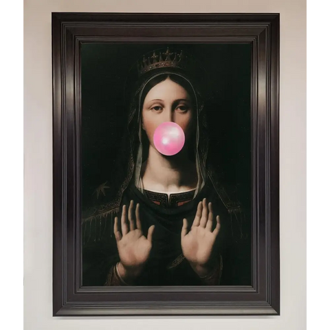 Bubble Gum Renaissance Framed Print - A1 (59.4 x 84.1 cm) / Matt Black - Framed Print