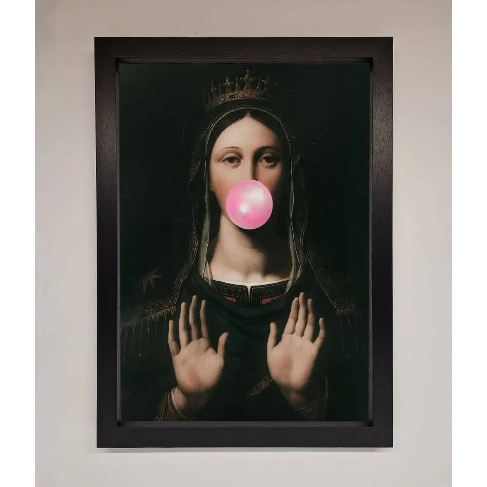 Bubble Gum Renaissance Framed Print - A3 (29.7 x 42 cm) / Black - Framed Print