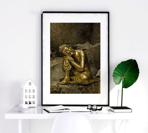 Inspiration quote art | set of 3 Buddha wall art prints