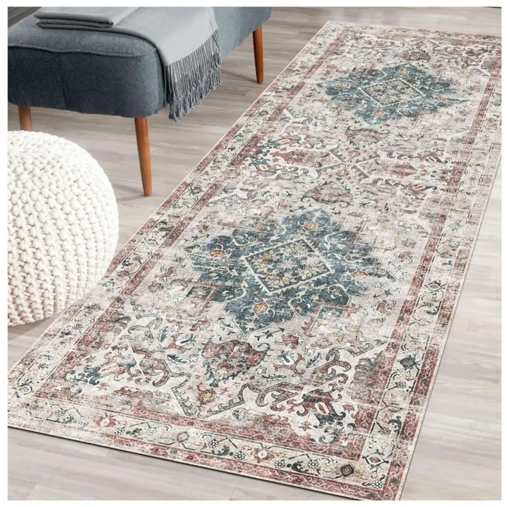 Buram Vintage Washable Rug - Rugs