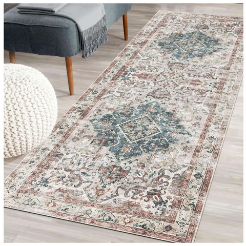 Buram Vintage Washable Rug - Rugs