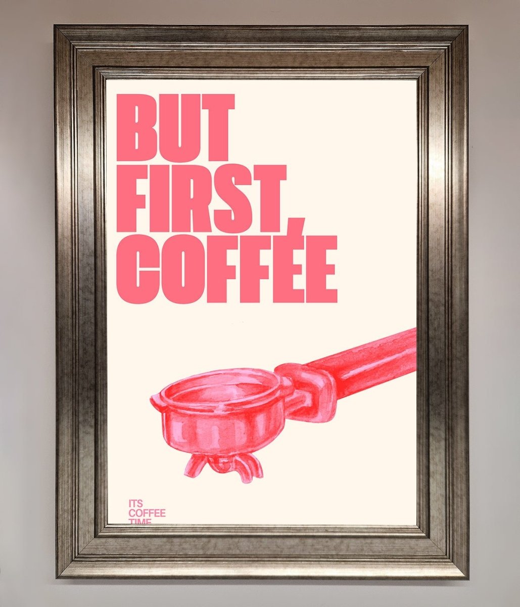 But First Coffee Framed Print
