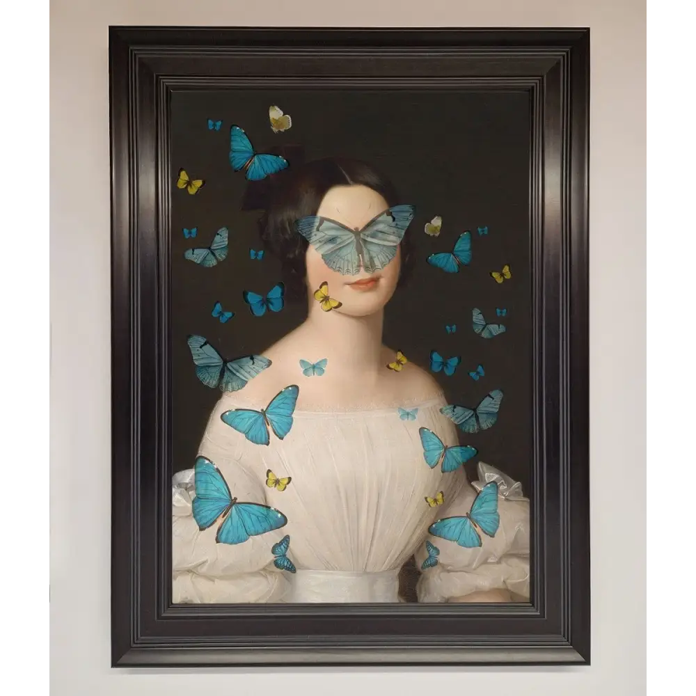 Butterfly Renaissance Framed Print - A1 (59.4 x 84.1 cm) / Matt Black - Framed Print