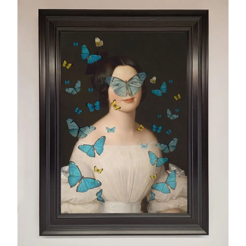 Butterfly Renaissance Framed Print - A1 (59.4 x 84.1 cm) / Matt Black - Framed Print