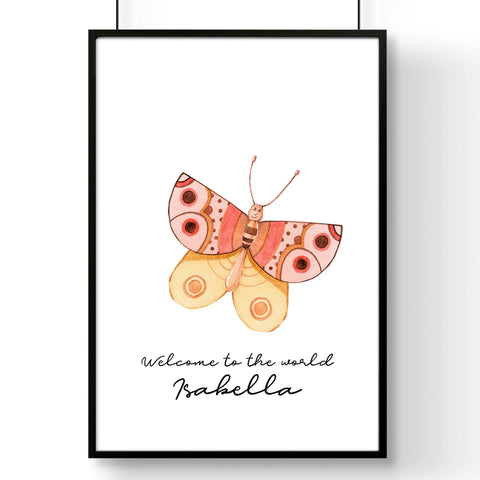 Wall decor for childrens rooms - Butterfly wall art