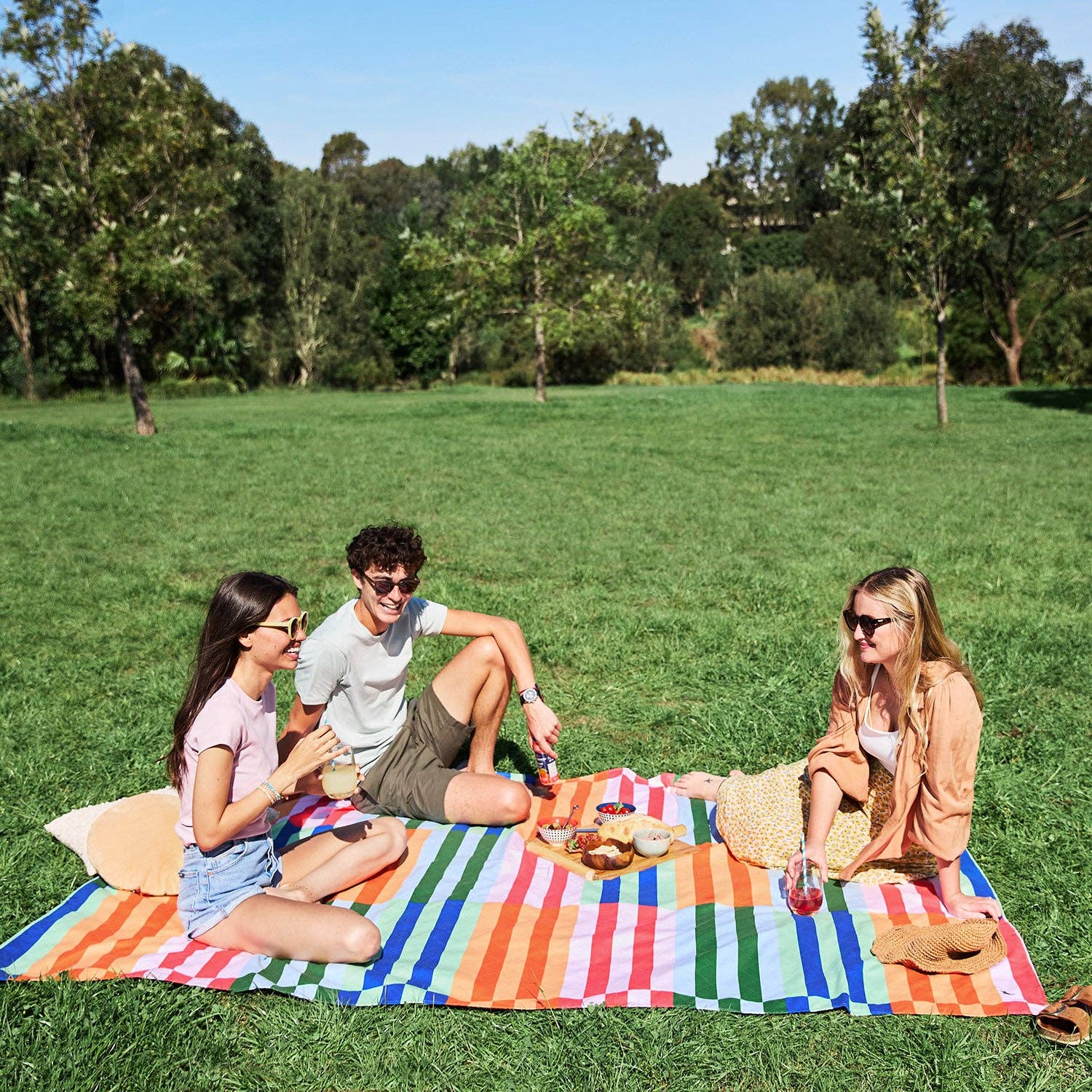 Dock & Bay Picnic Blanket - Sugar Sorbet: Large (170x170cm)