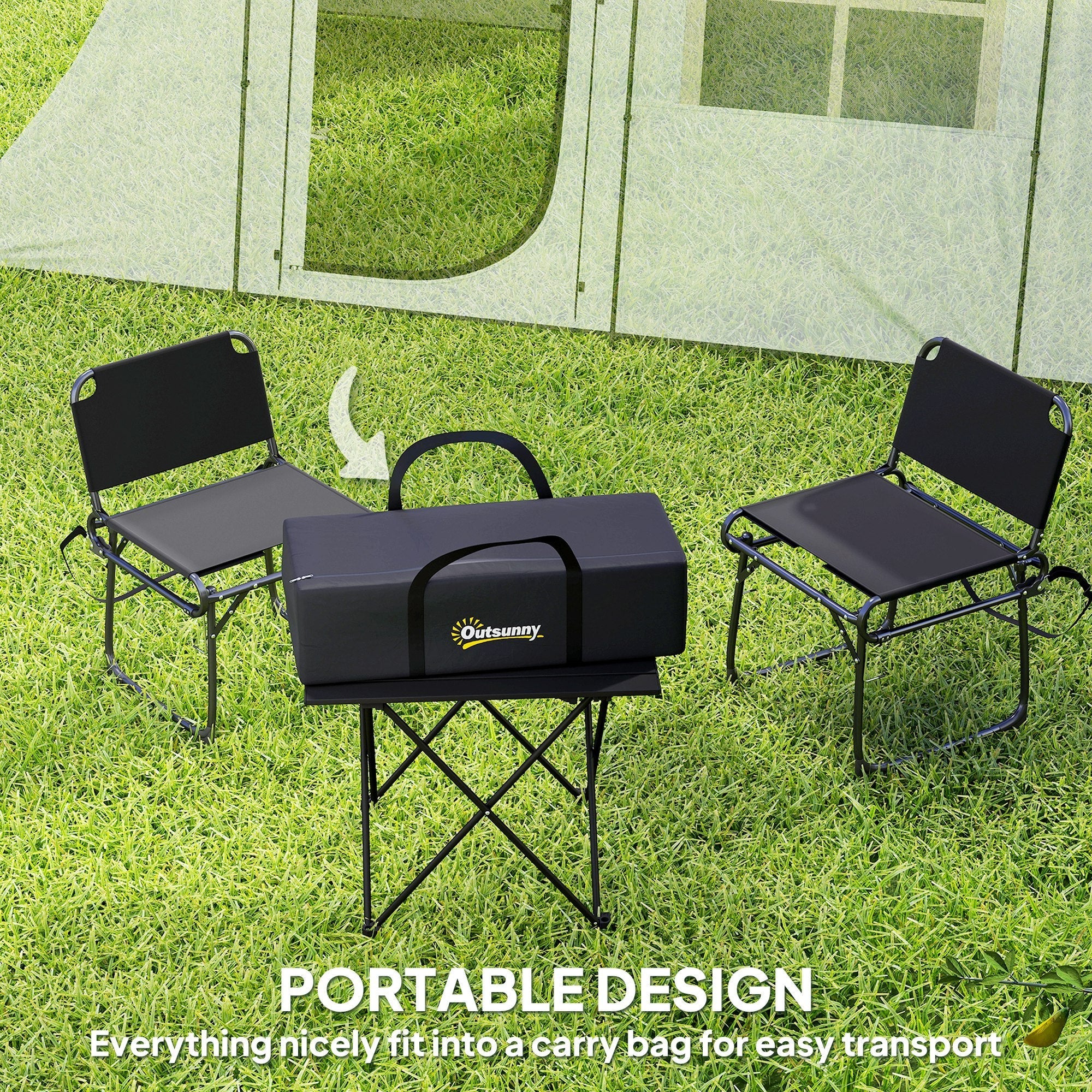 Outsunny 3-4 Man Tunnel Tent, Family Camping Tent with Porch, Bedroom and Living Area, Sewn in Groundsheet, 3000mm Waterproof, Portable with Bag for Hiking, Festival, Backpacking, Khaki