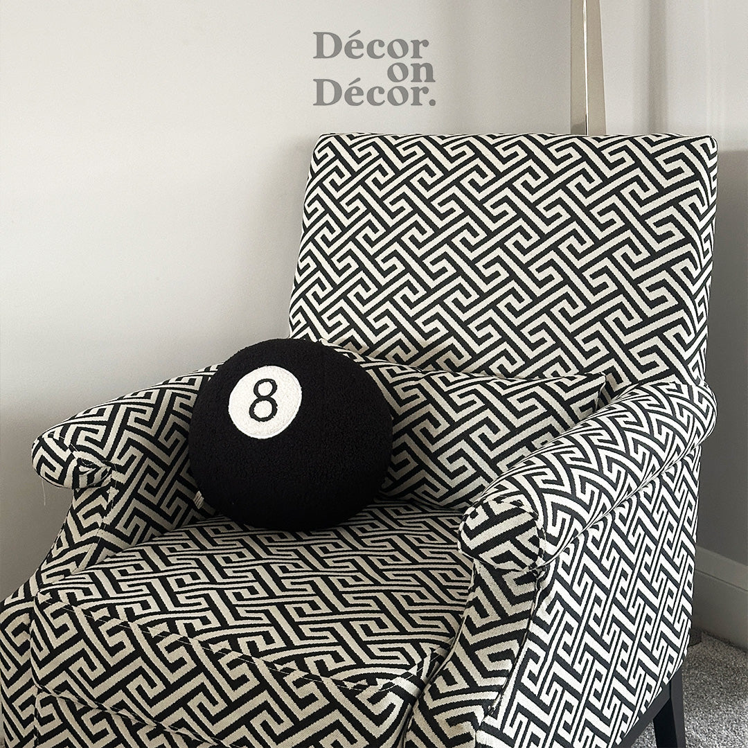 8 Ball Sphere Cushion