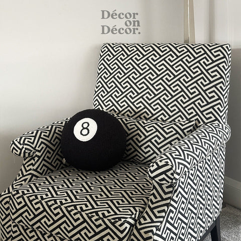 8 Ball Sphere Cushion