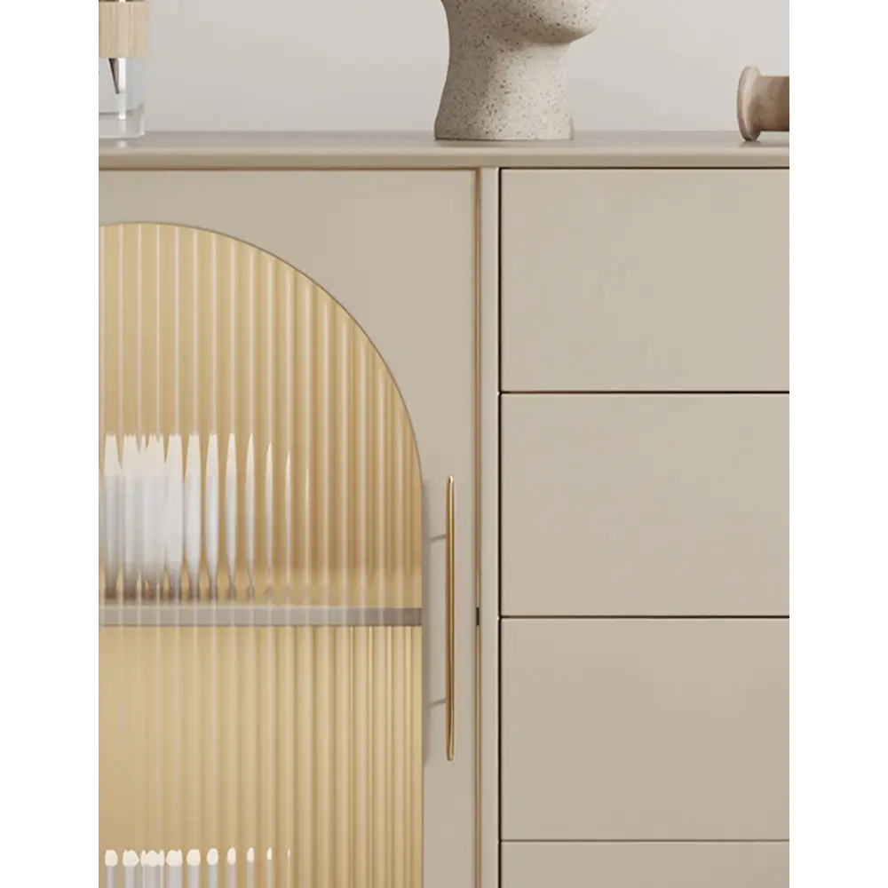 Clear Single Door Sideboard, Four Layers｜ DC Concept