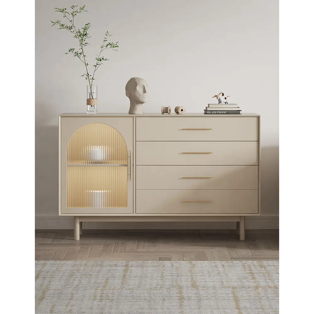 Clear Single Door Sideboard, Four Layers｜ DC Concept