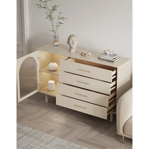 Clear Single Door Sideboard, Four Layers｜ DC Concept