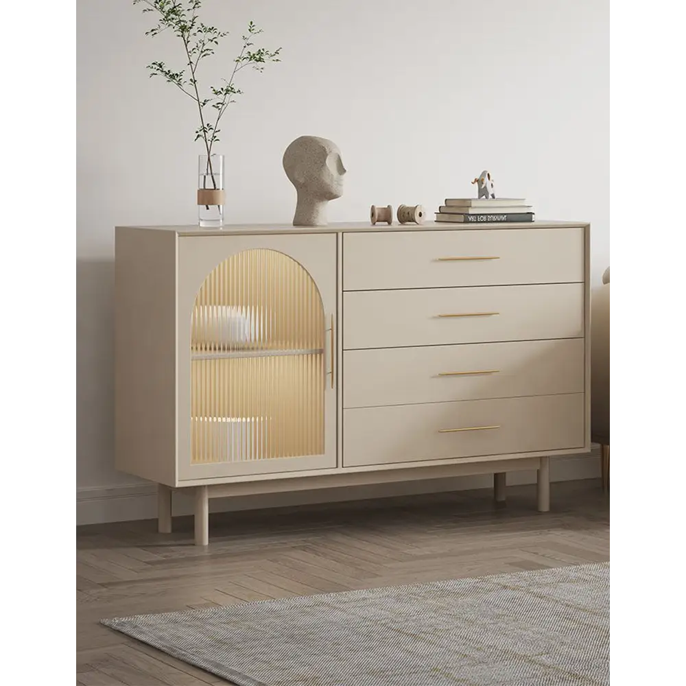 Clear Single Door Sideboard, Four Layers｜ DC Concept