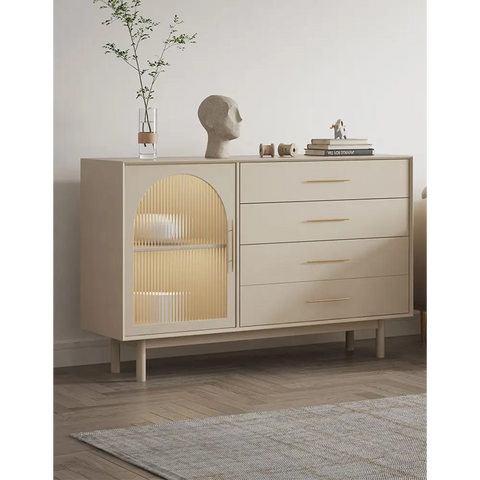 Clear Single Door Sideboard, Four Layers｜ DC Concept
