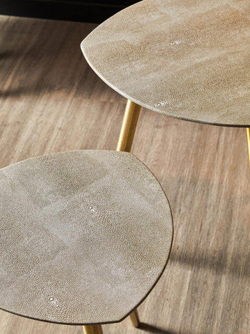 Cadio Set Of Two Shagreen Tables