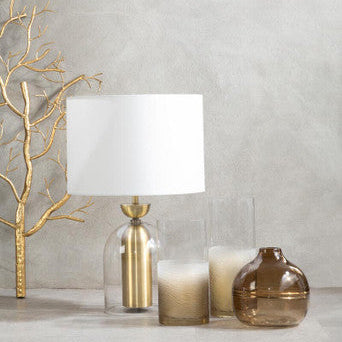 Caila Small Textured Ombre Glass Vase