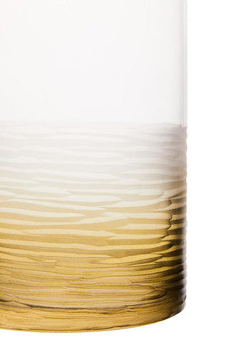 Caila Small Textured Ombre Glass Vase