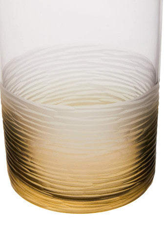 Caila Small Textured Ombre Glass Vase