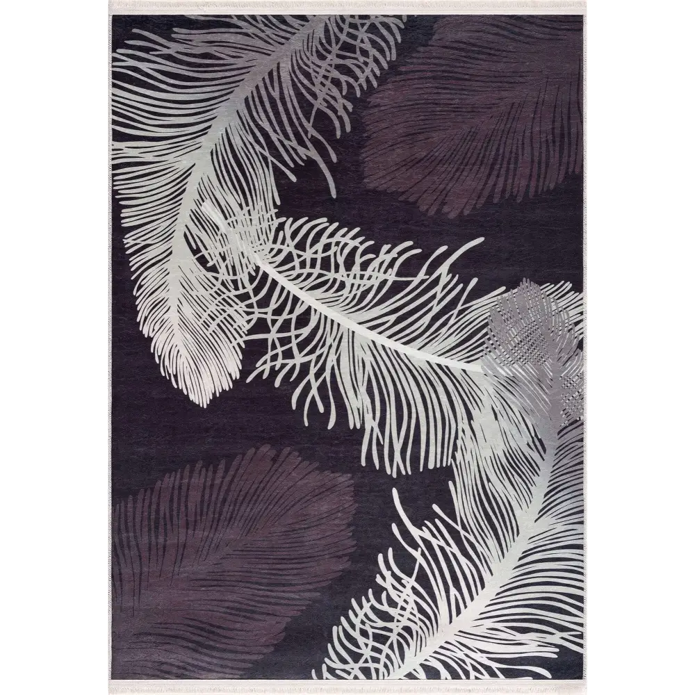 Caimas Collection Washable Rugs in Grey | 2986 - 80X150 cm - Rugs