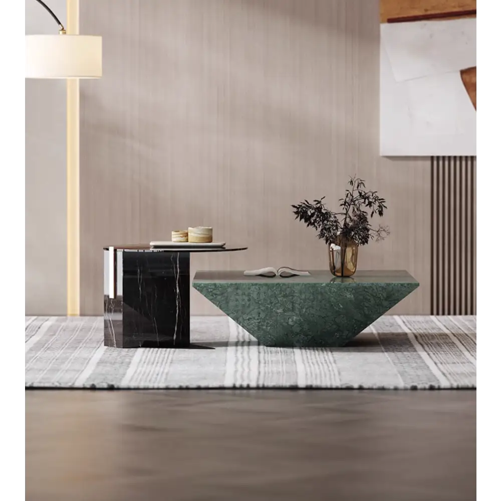 Caldwell Coffee Table Set Marble