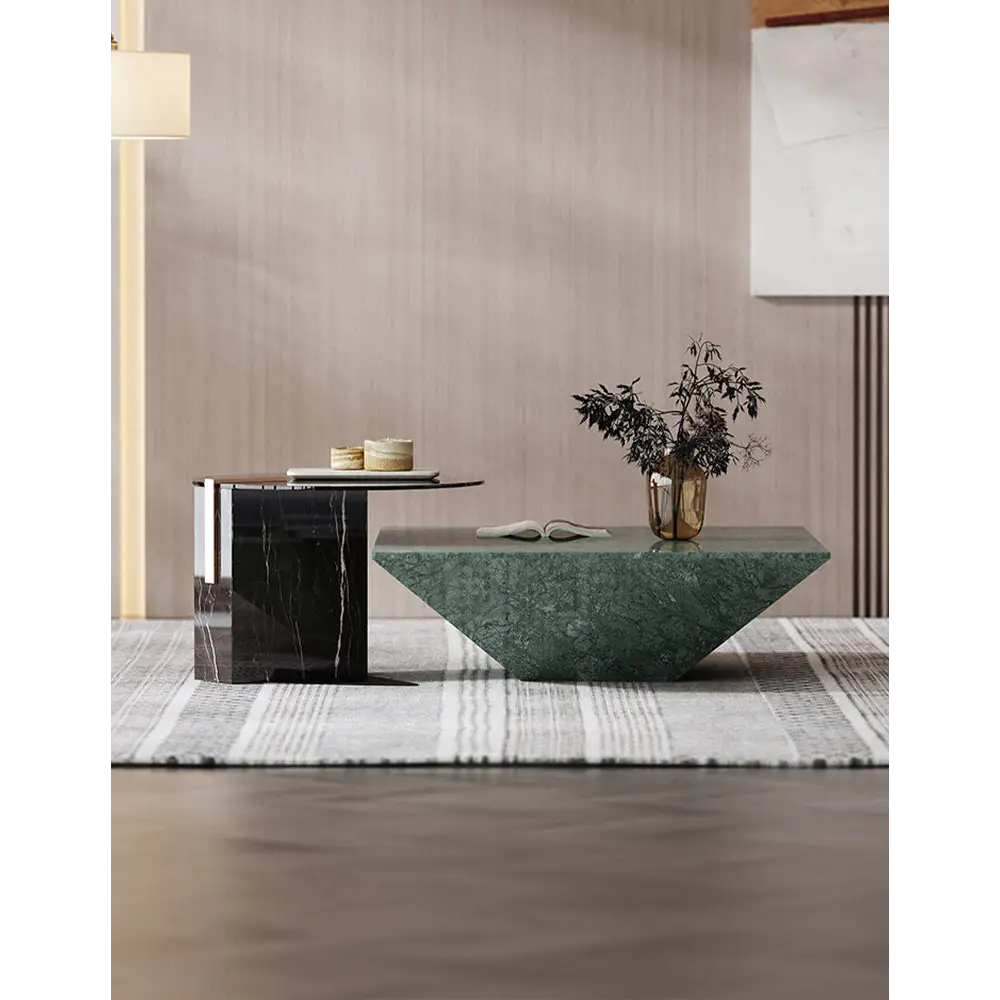 Caldwell Coffee Table Set Marble