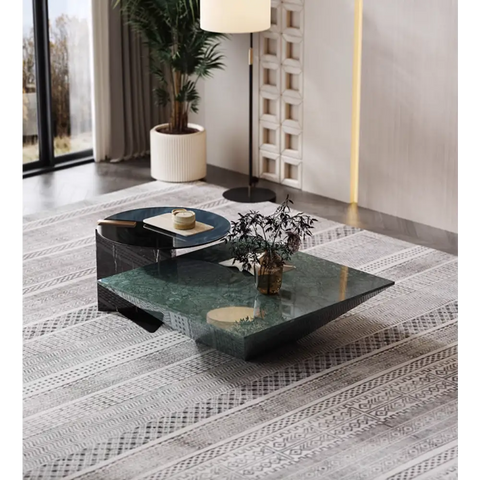 Caldwell Coffee Table Set Marble