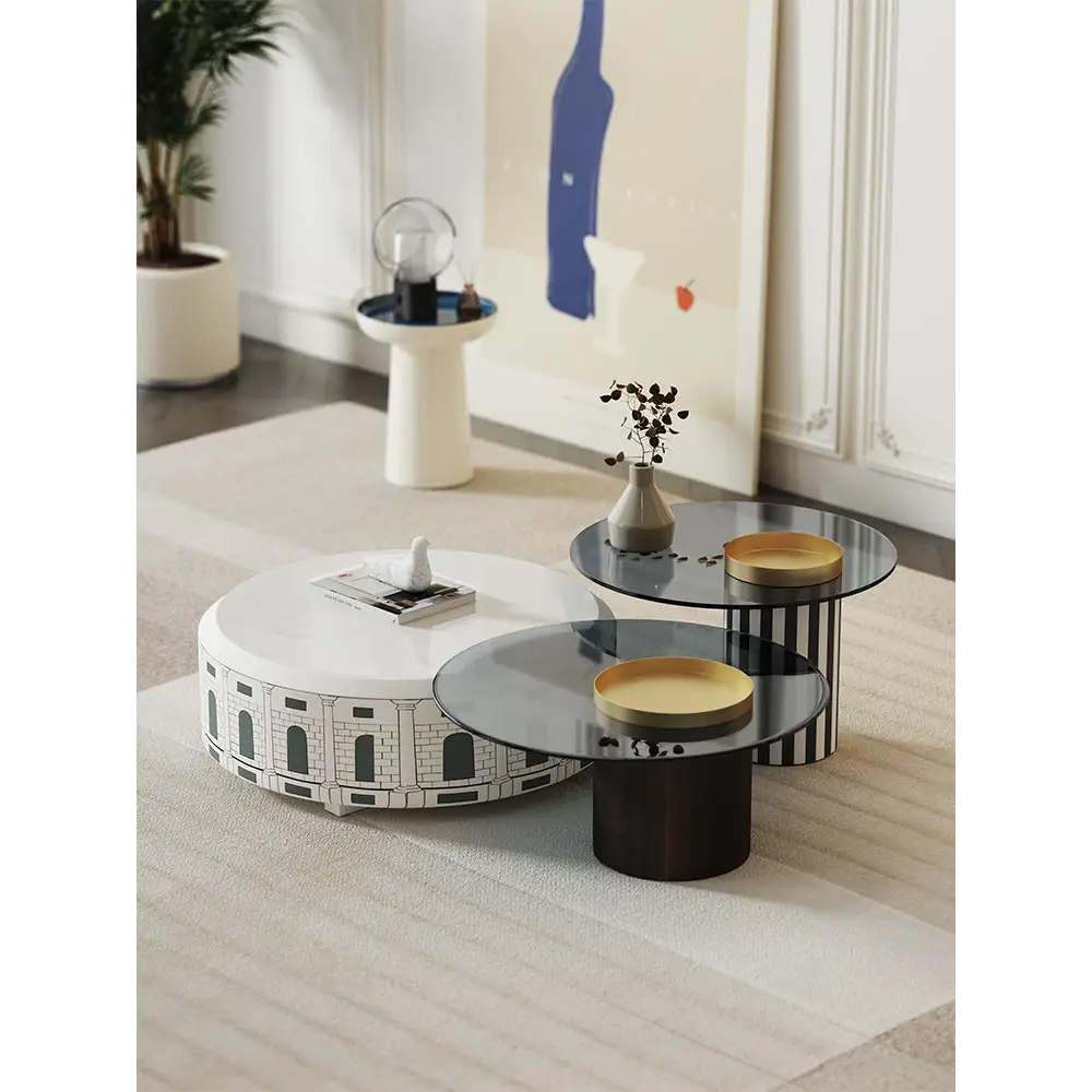 Calloway Nesting Coffee Table Set 3 Tables