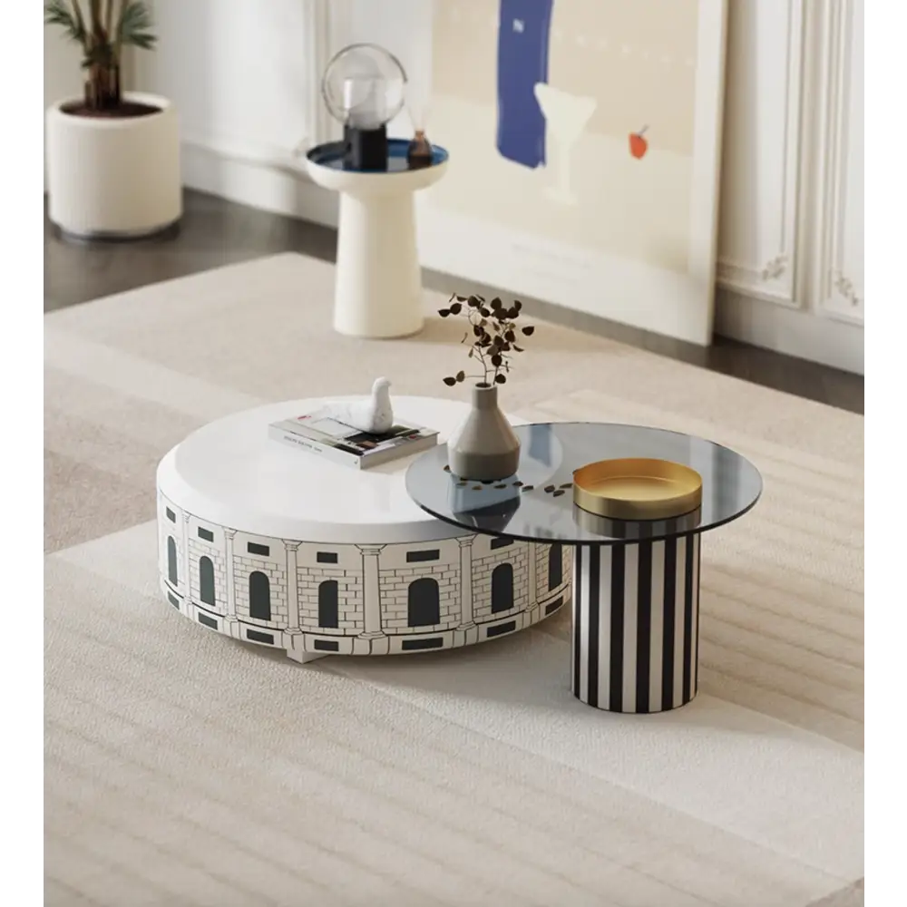 Calloway Nesting Coffee Table Set 3 Tables