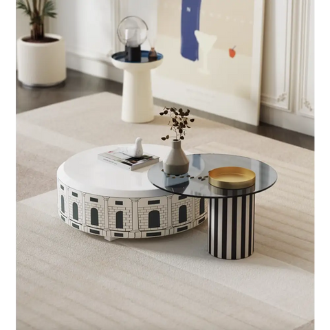 Calloway Nesting Coffee Table Set 3 Tables