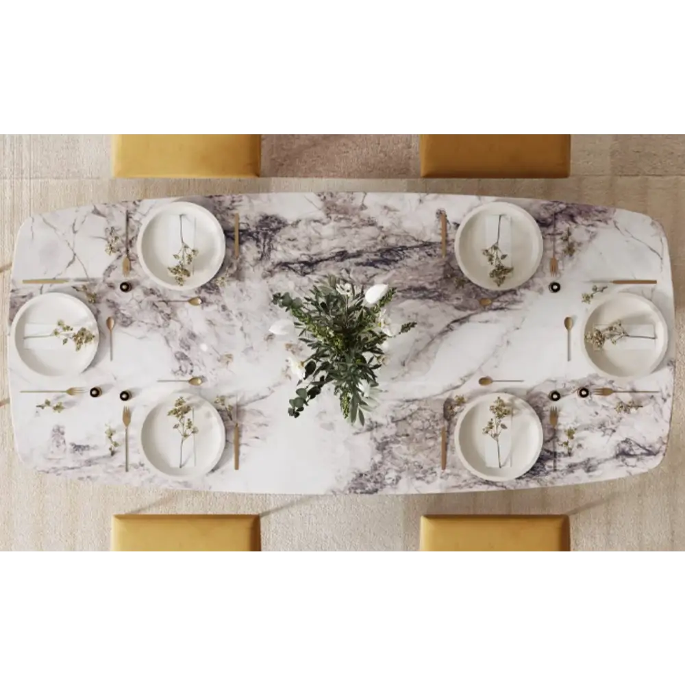 Cameron Dining Table Marble