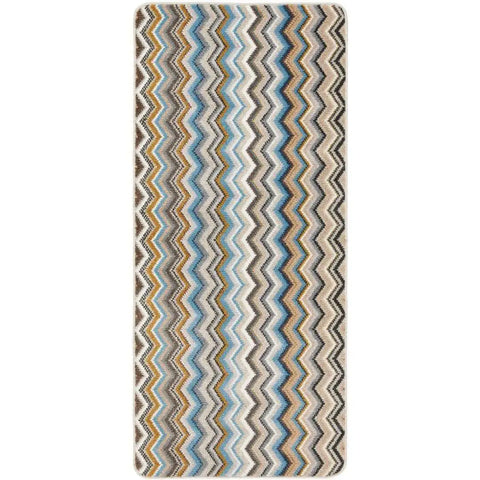 Candy Washable Indoor Mat Chevron Design - 67X100 cm / Green - Rugs