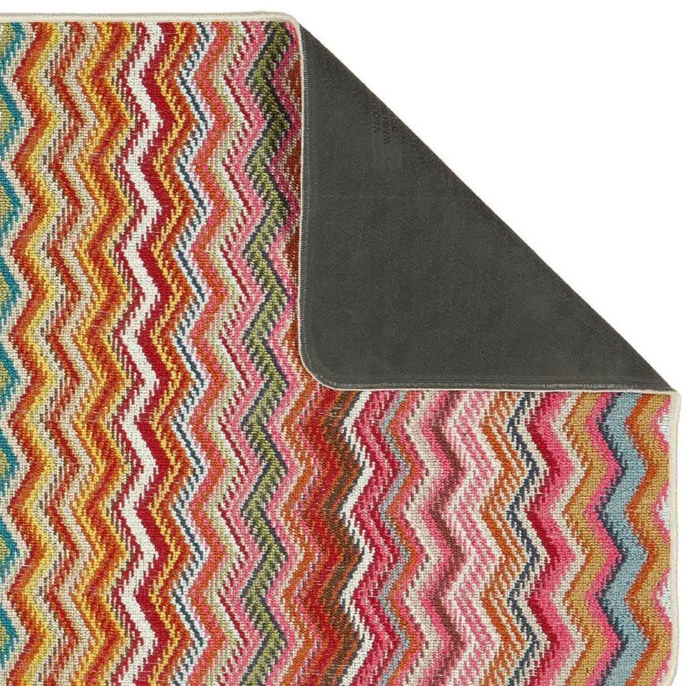 Candy Washable Indoor Mat Chevron Design - Rugs