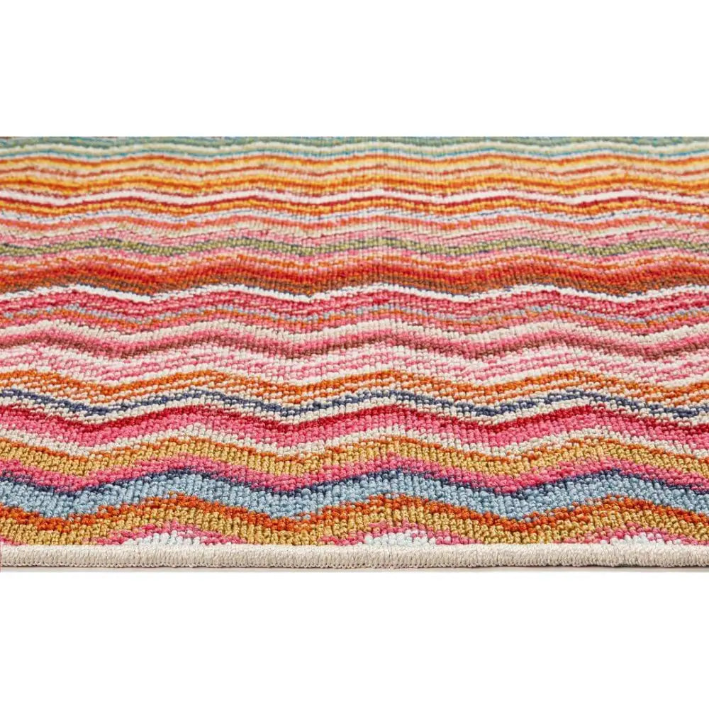 Candy Washable Indoor Mat Chevron Design - Rugs