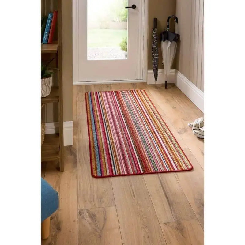 Candy Washable Runner Rug Stripe Design - 67X100 cm - Rugs