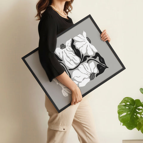 Canvas Prints Wall Decor | Set of 3 Botanical Wall art Prints