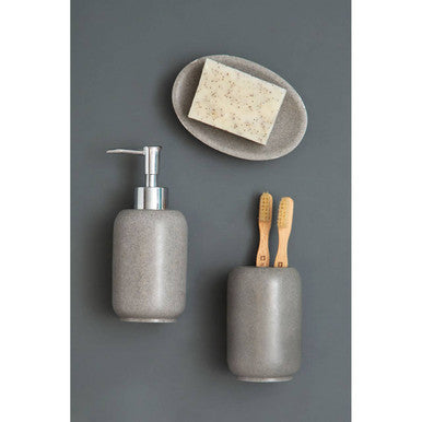 Canyon Grey Stone Soap Dish