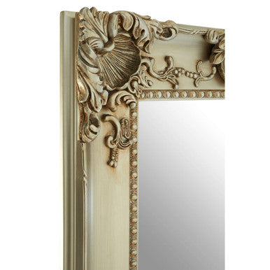Cara Ornate Silver Frame Wall Mirror
