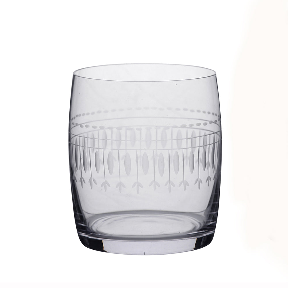 A Set of Four Crystal Carafe Glasses