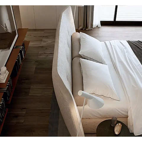 Carlos King Size Super King Size Bed No Storage Grey