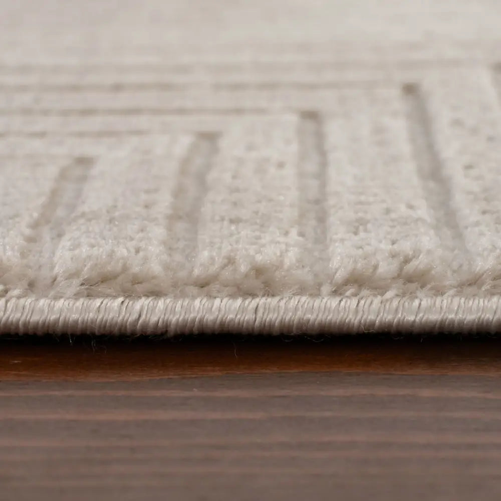 Carmel Beige-Cream Geometric Rug | 6050 - Rugs