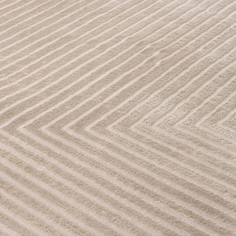 Carmel Beige-Cream Geometric Rug | 6050 - Rugs