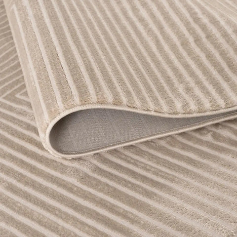 Carmel Beige-Cream Geometric Rug | 6050 - Rugs