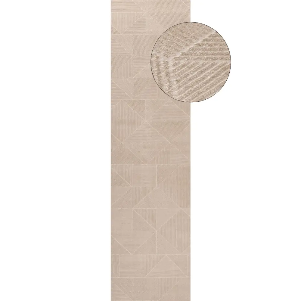 Carmel Beige Rug Abstract | 6000 - 80X300 cm - Rugs